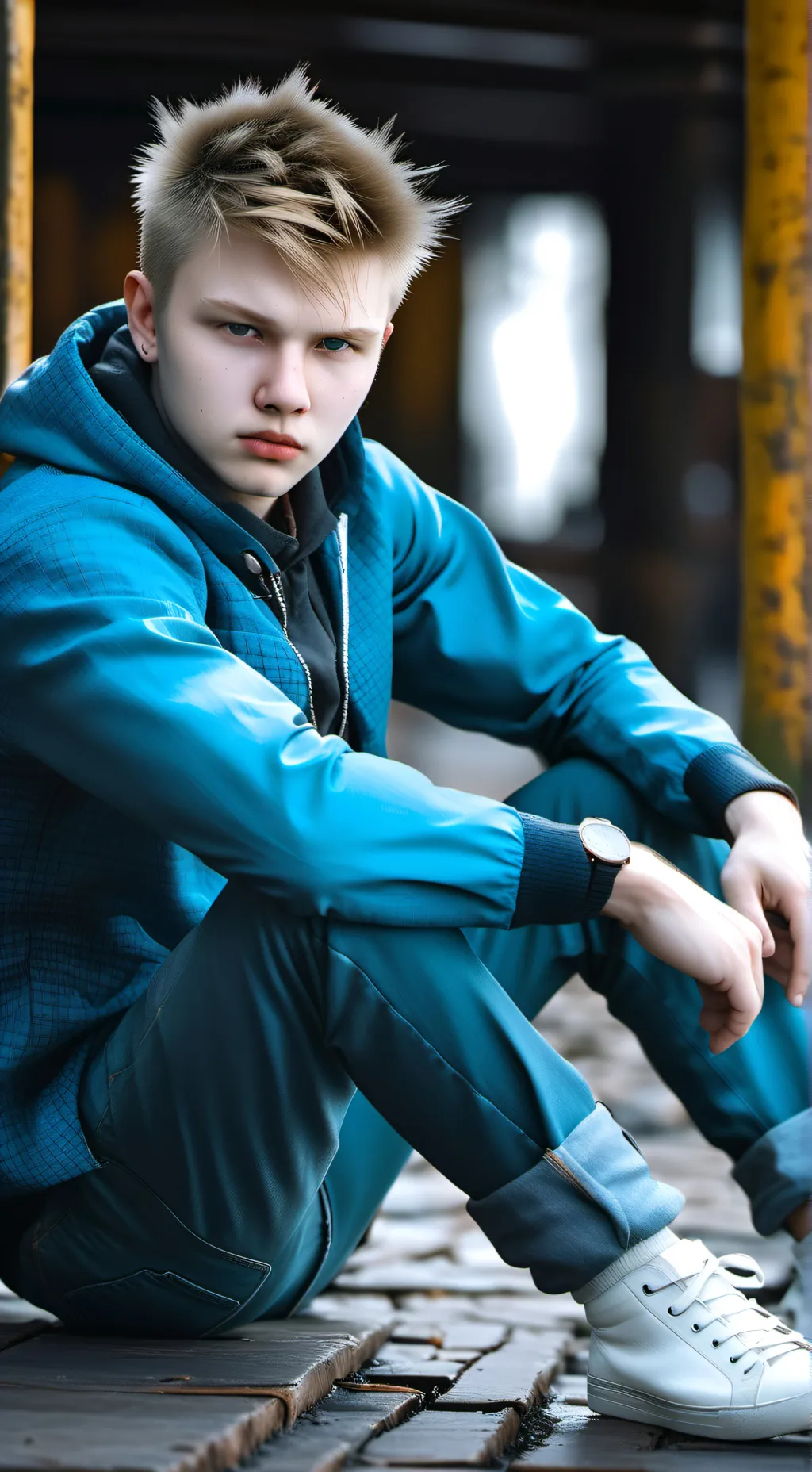 ai character: Саша  background