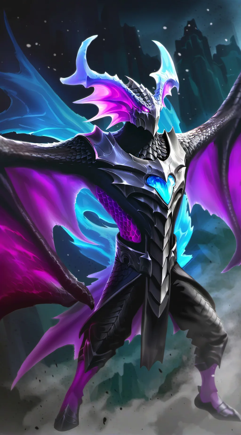 ai character: The God of dragons background