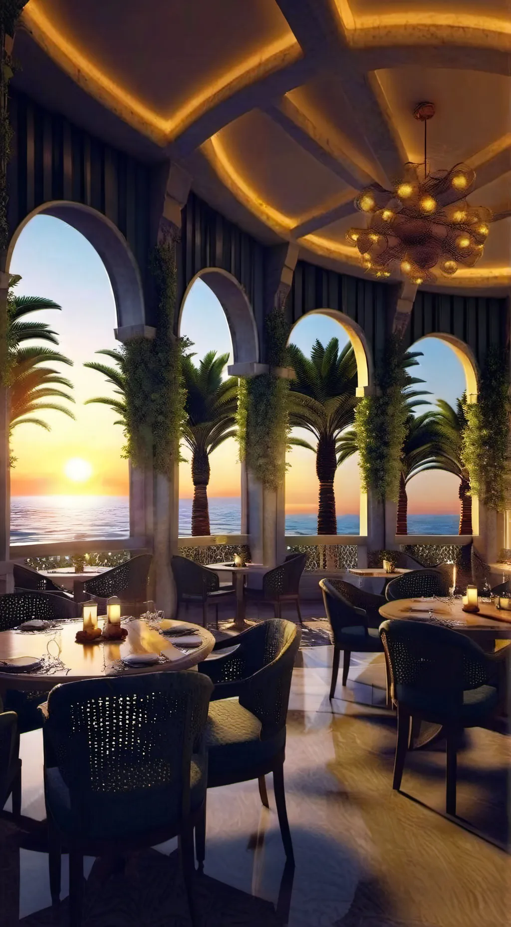 ai character: Restaurante King  background