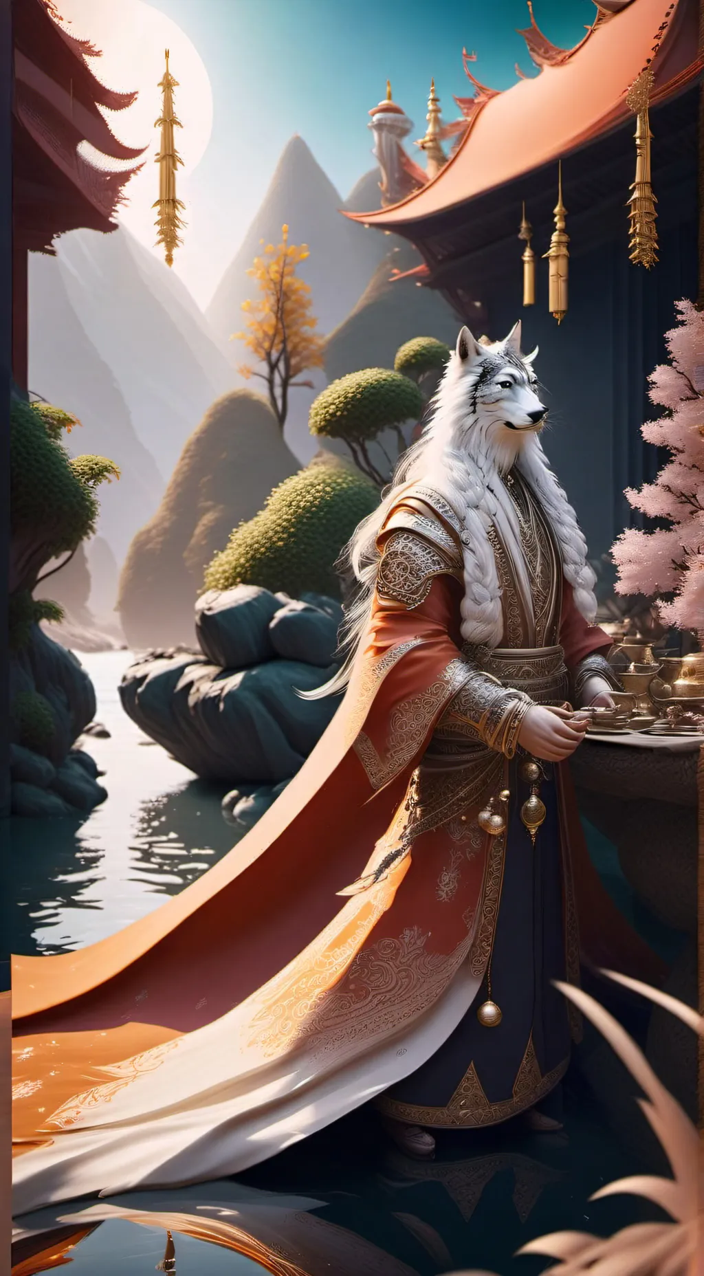 ai character: kny background