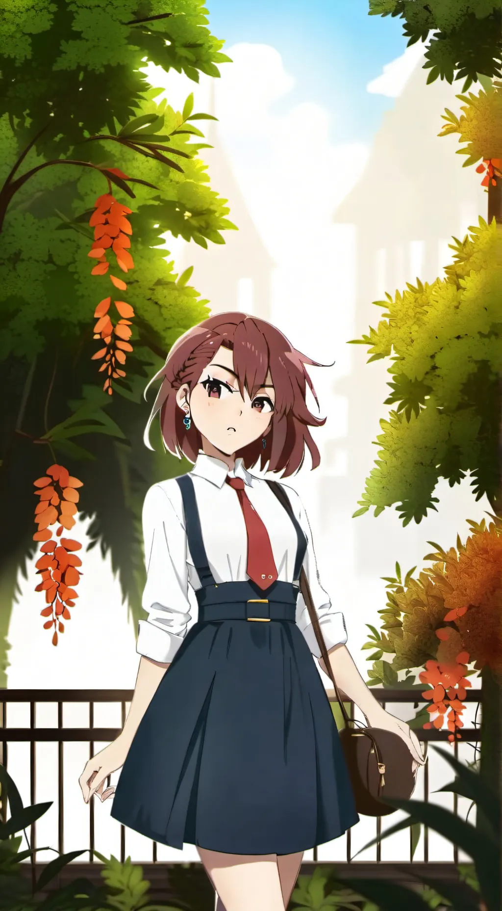 ai character: momo background