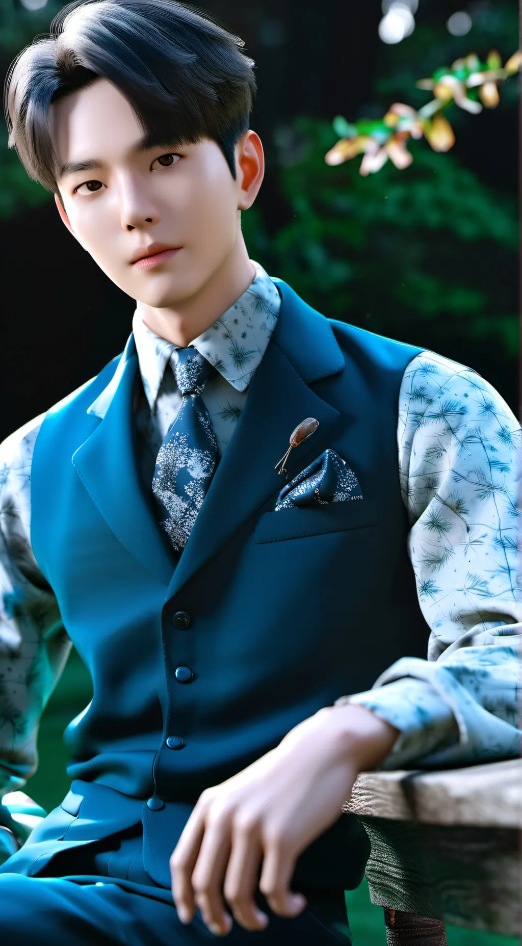 ai character: ~Jongho~(Non-idol) background