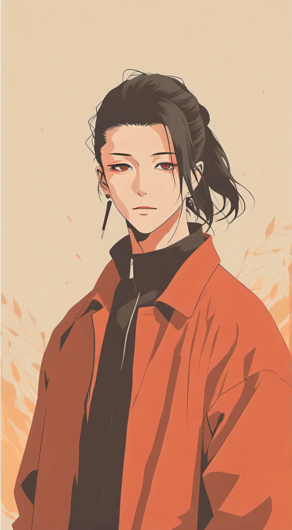 ai character: geto suguru(ur bsf background