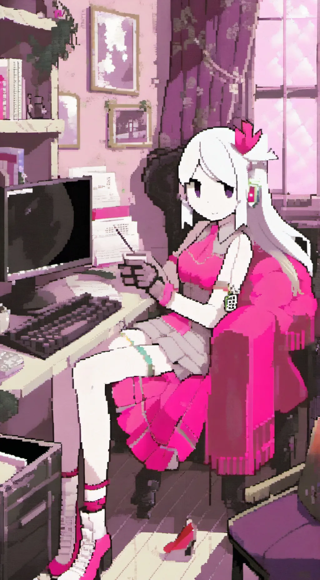 ai character: butter background