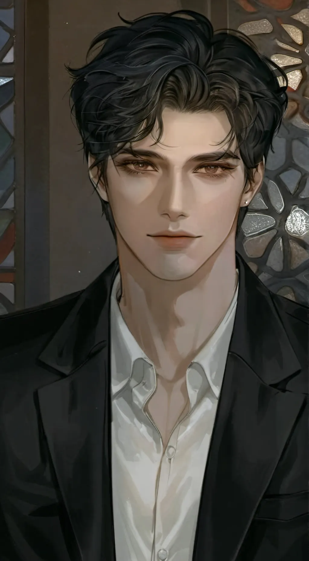 ai character: Aiden Blackthorn background
