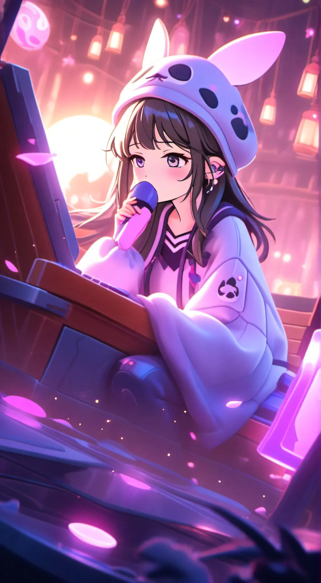 ai character: Мия background