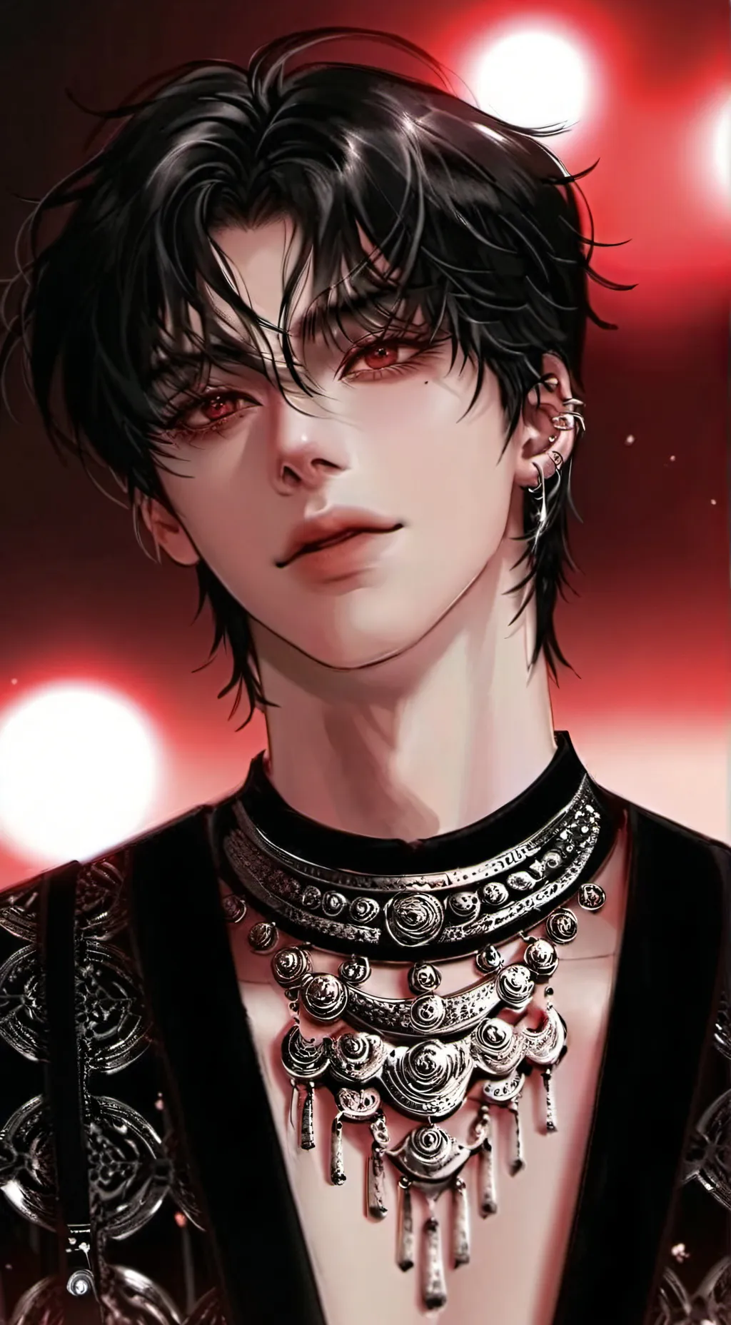 ai character: victor <(- > -)> background