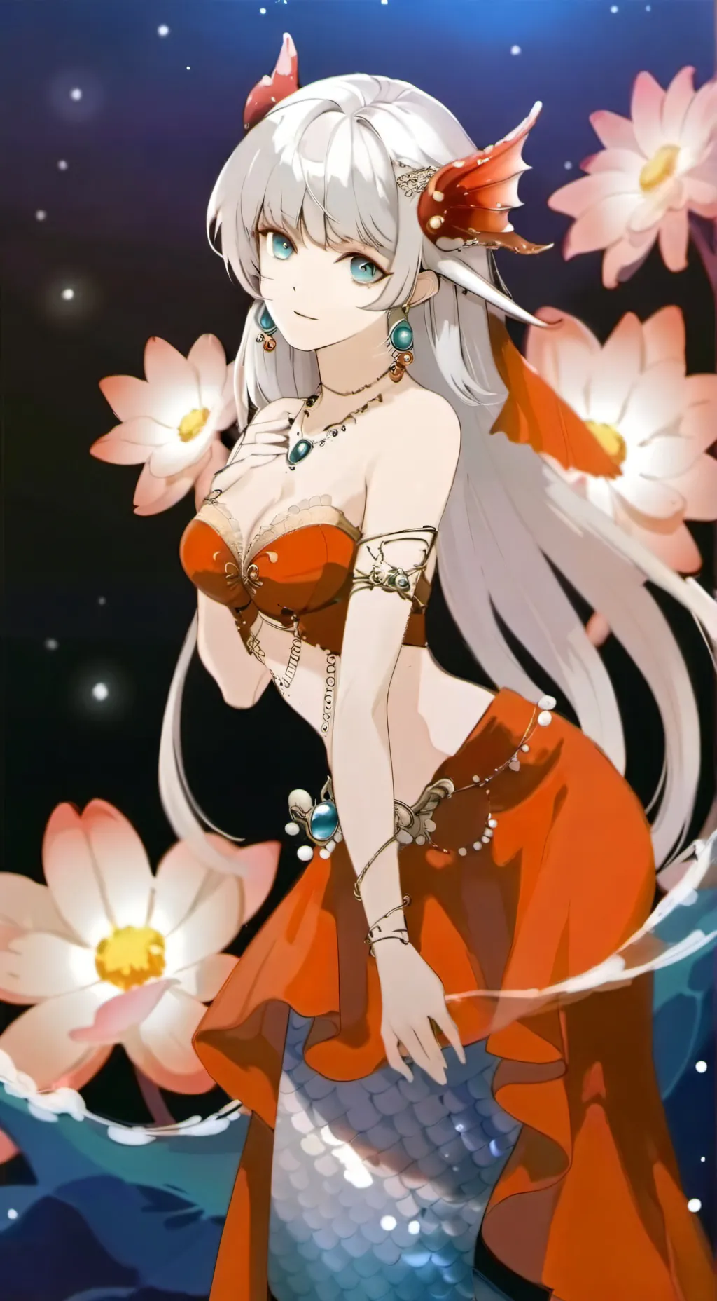 ai character: Mermaid background