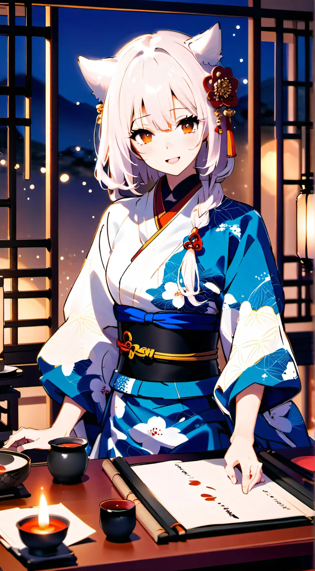 ai character: Akane background
