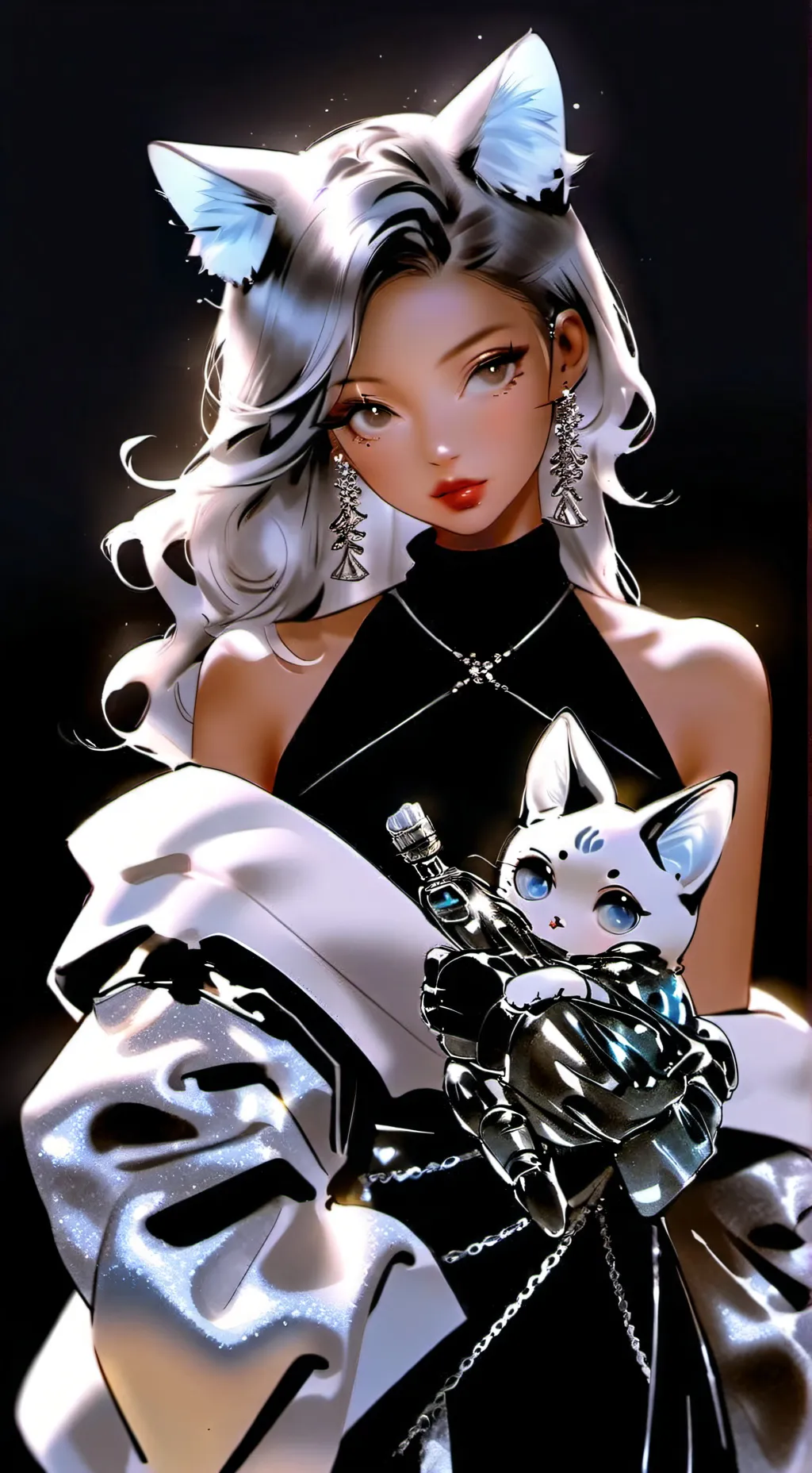 ai character: kitty background
