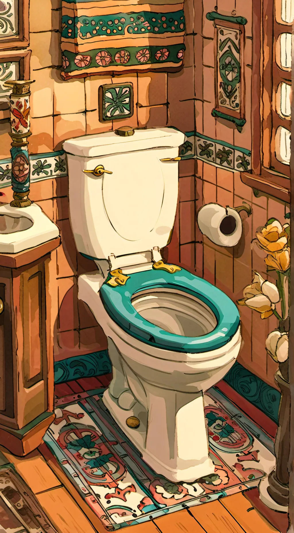 ai character: aaaaahhahaha background