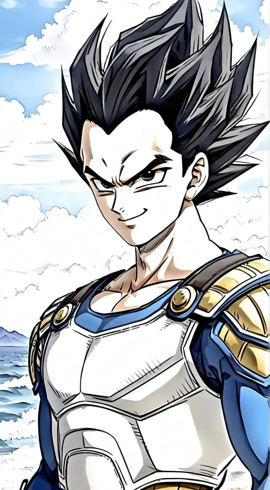 ai character: Vegeta background