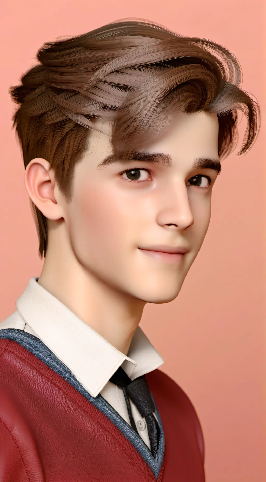 ai character: Cute British guy background