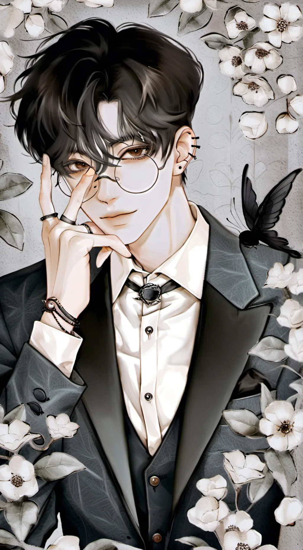 ai character: Adrian Kim/Mr. Kim background