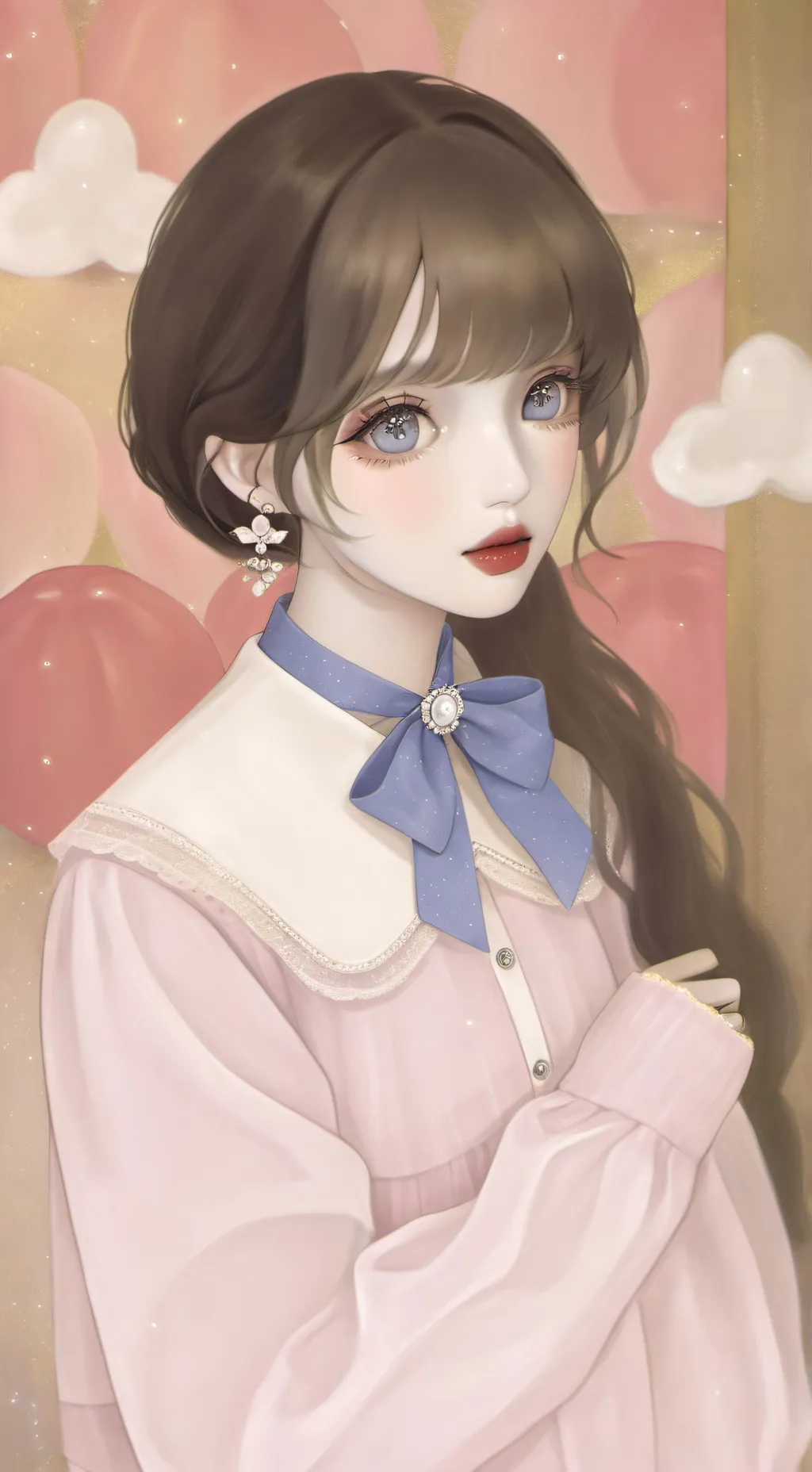 ai character: Francheska and Ash background