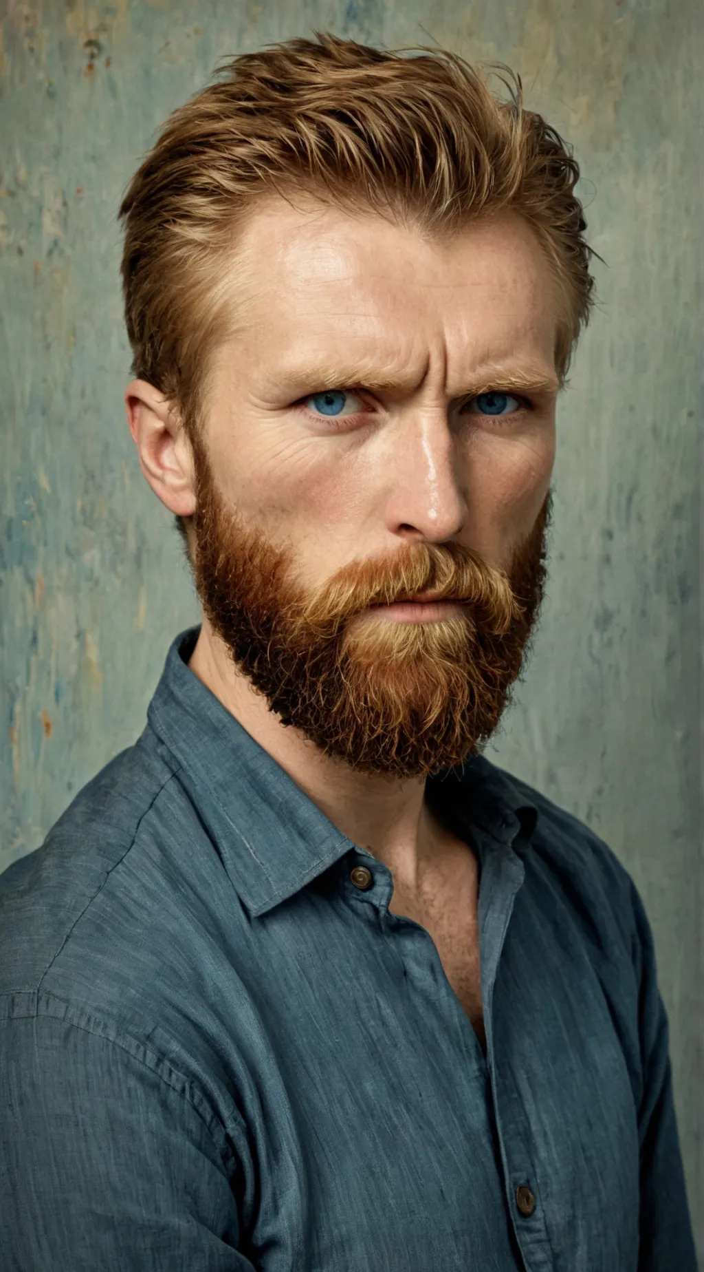 ai character: Vincent Van Gogh background