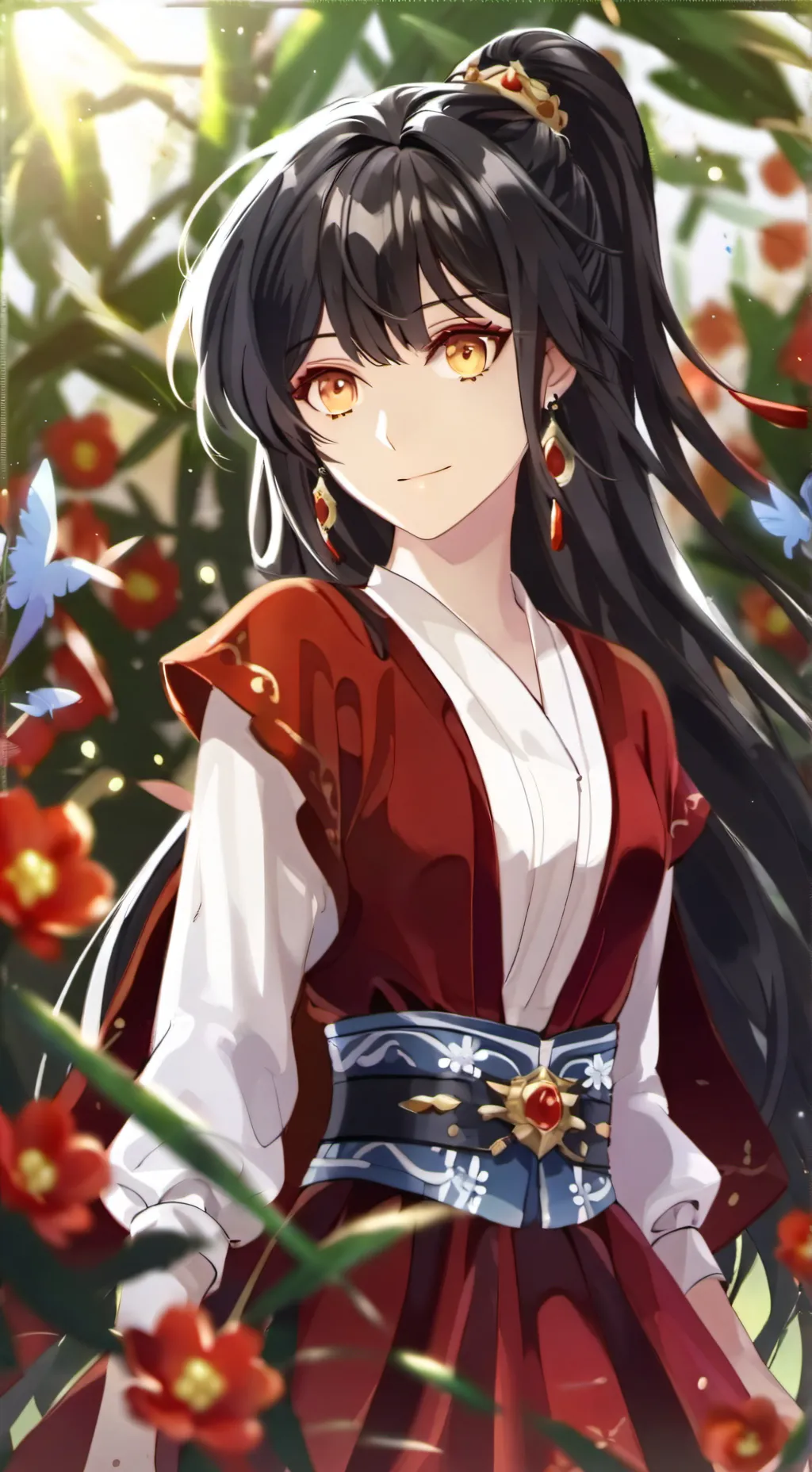 ai character: Mha x hh  background