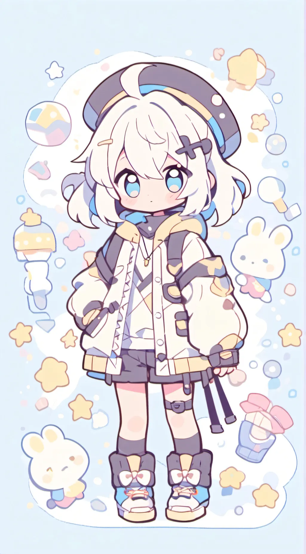 ai character: dandys world background