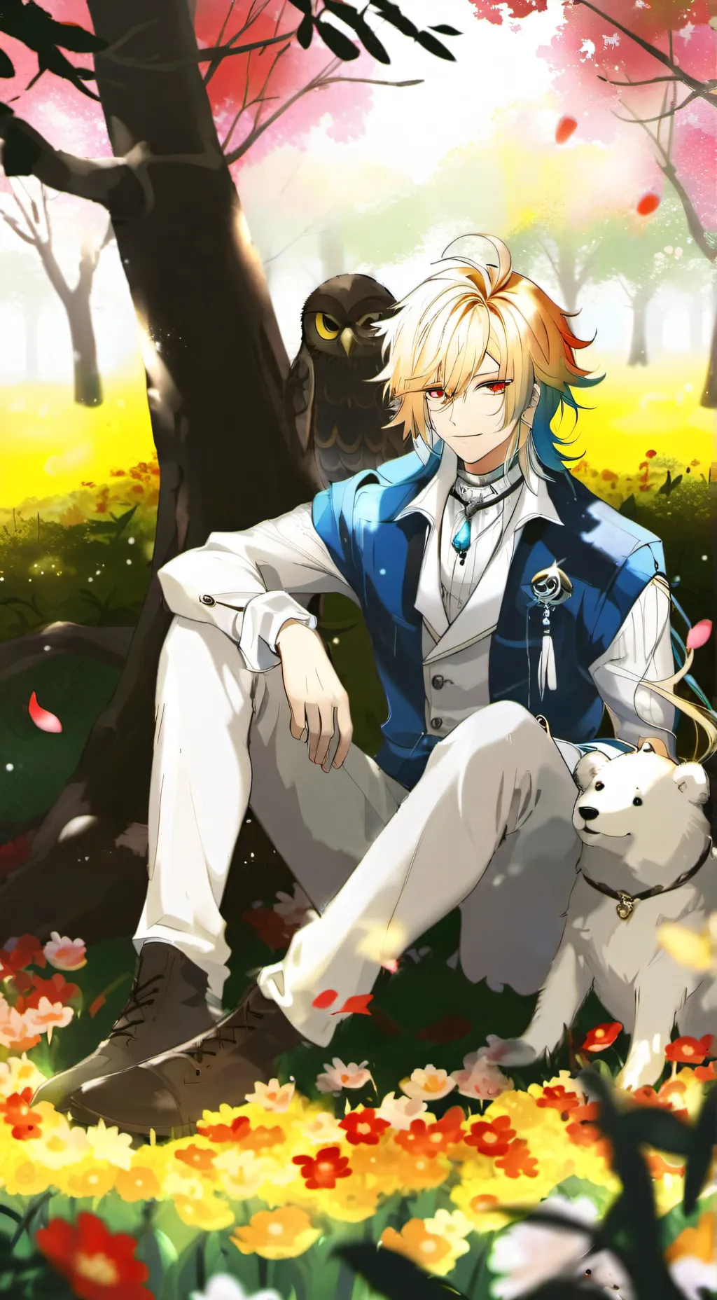 ai character: •Dandy’s World• background