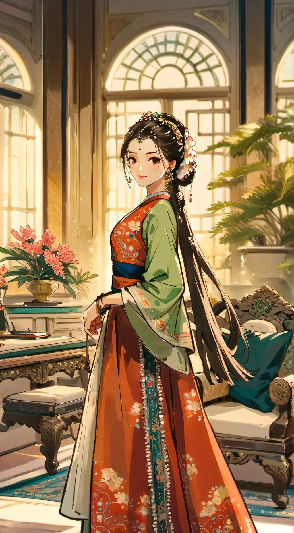ai character: Lily background