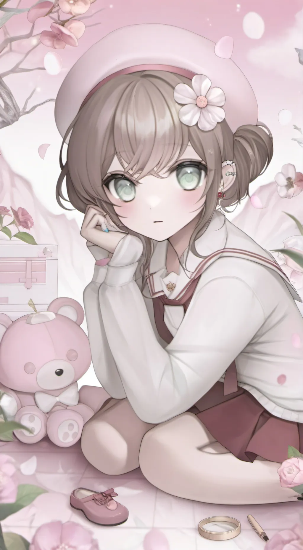 ai character: MY WORLD! background