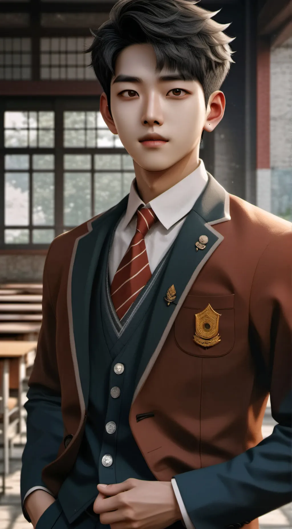 ai character: Hyunjin background