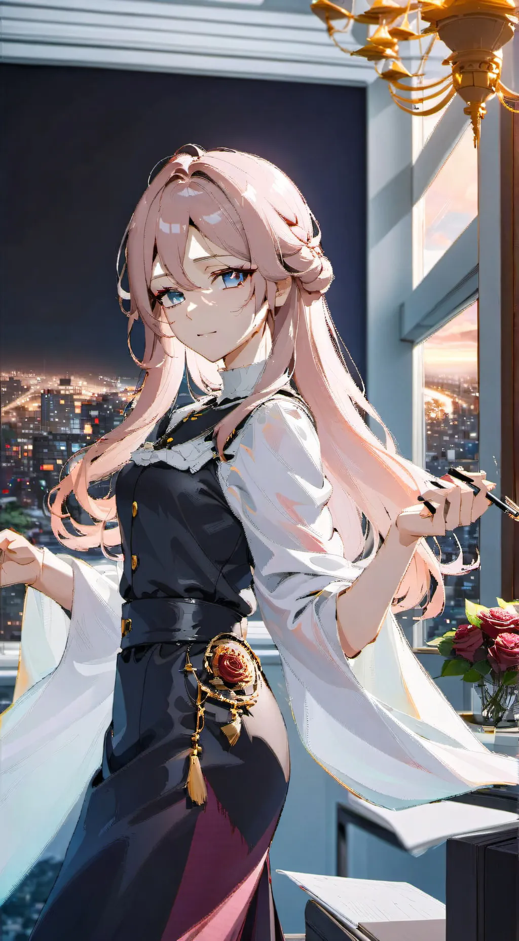 ai character: Aria background
