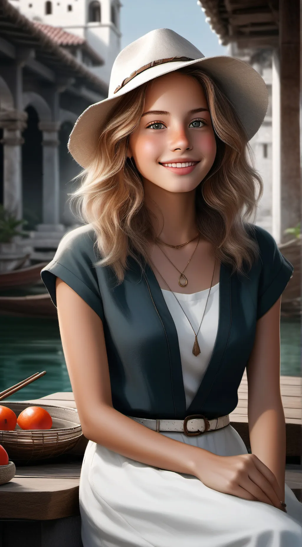 ai character: Anne Marie Calland background