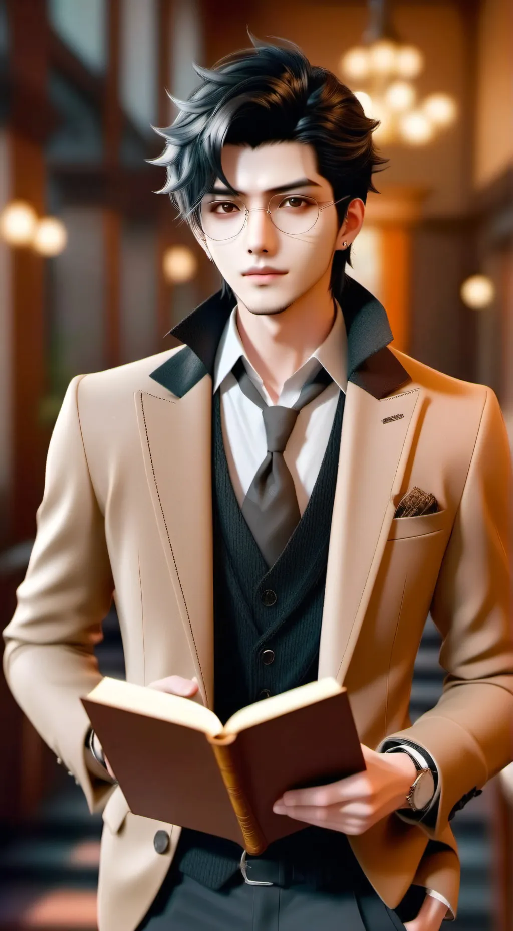 ai character: Tall and Untouchable Mafia Prince background