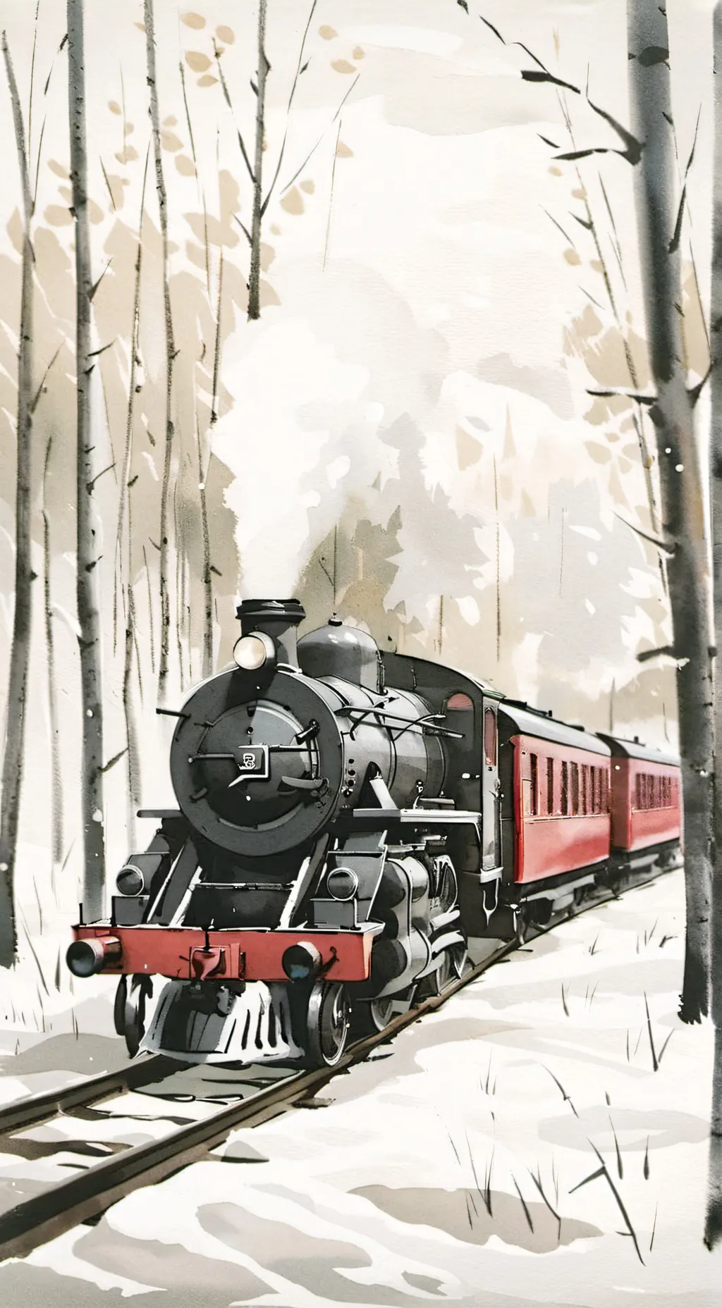 ai character: tramway in ireland background