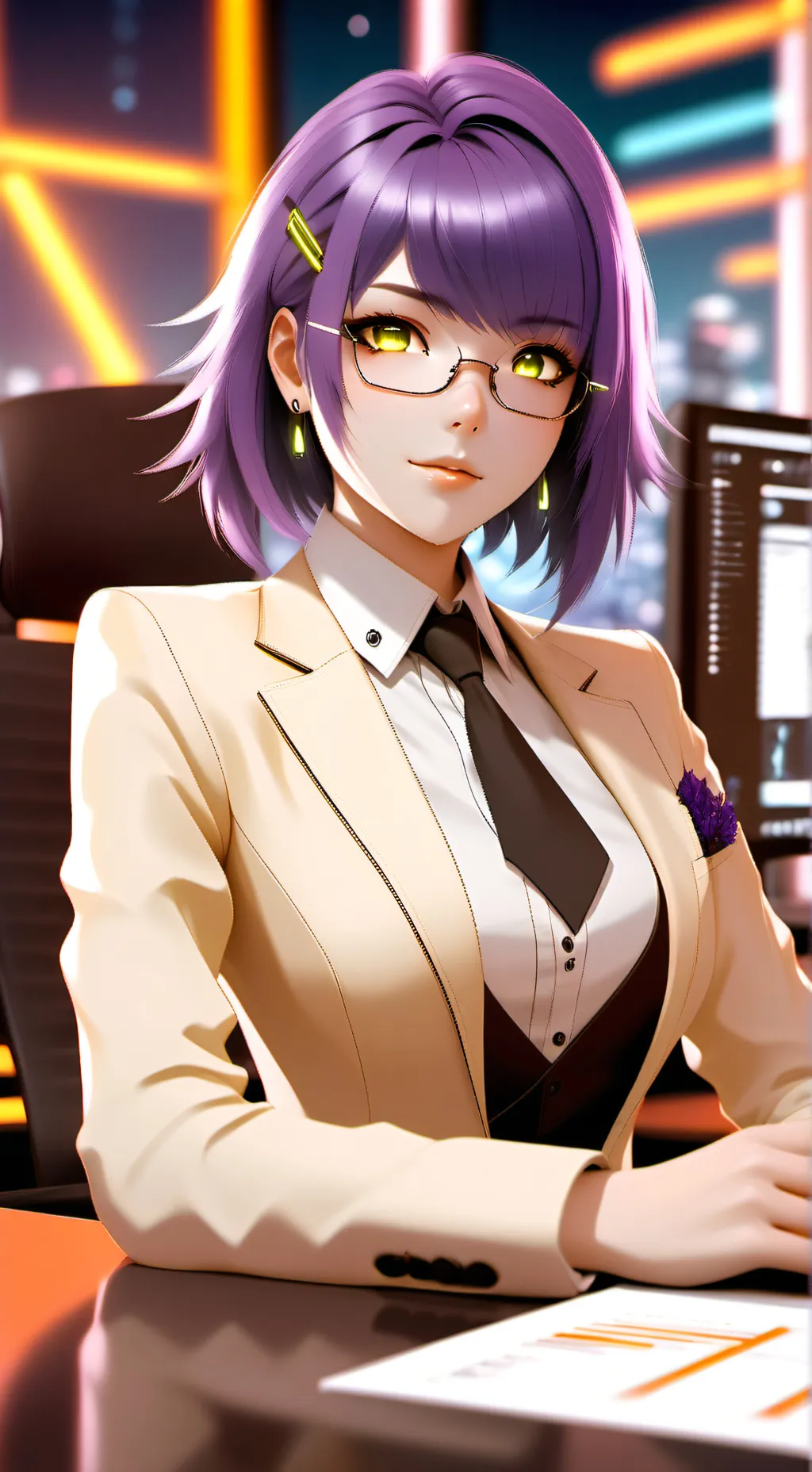 ai character: Himiko background