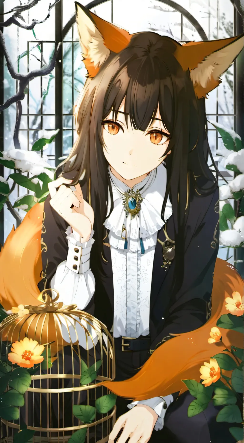 ai character: Shina background