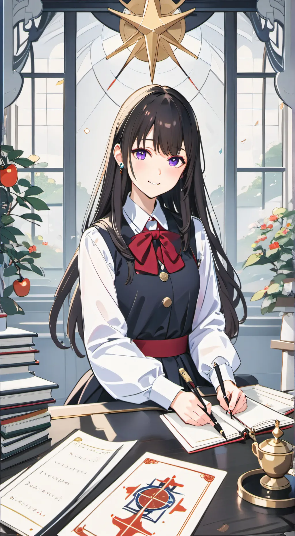 ai character: Mitsuki background