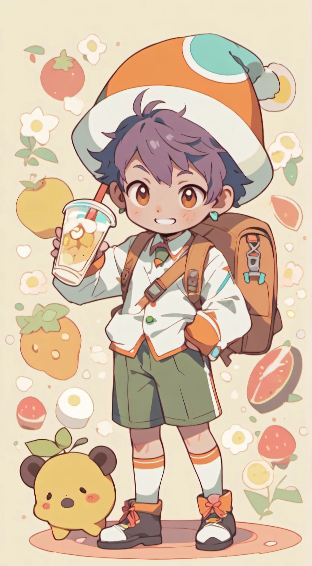 ai character: Squid game pick me background