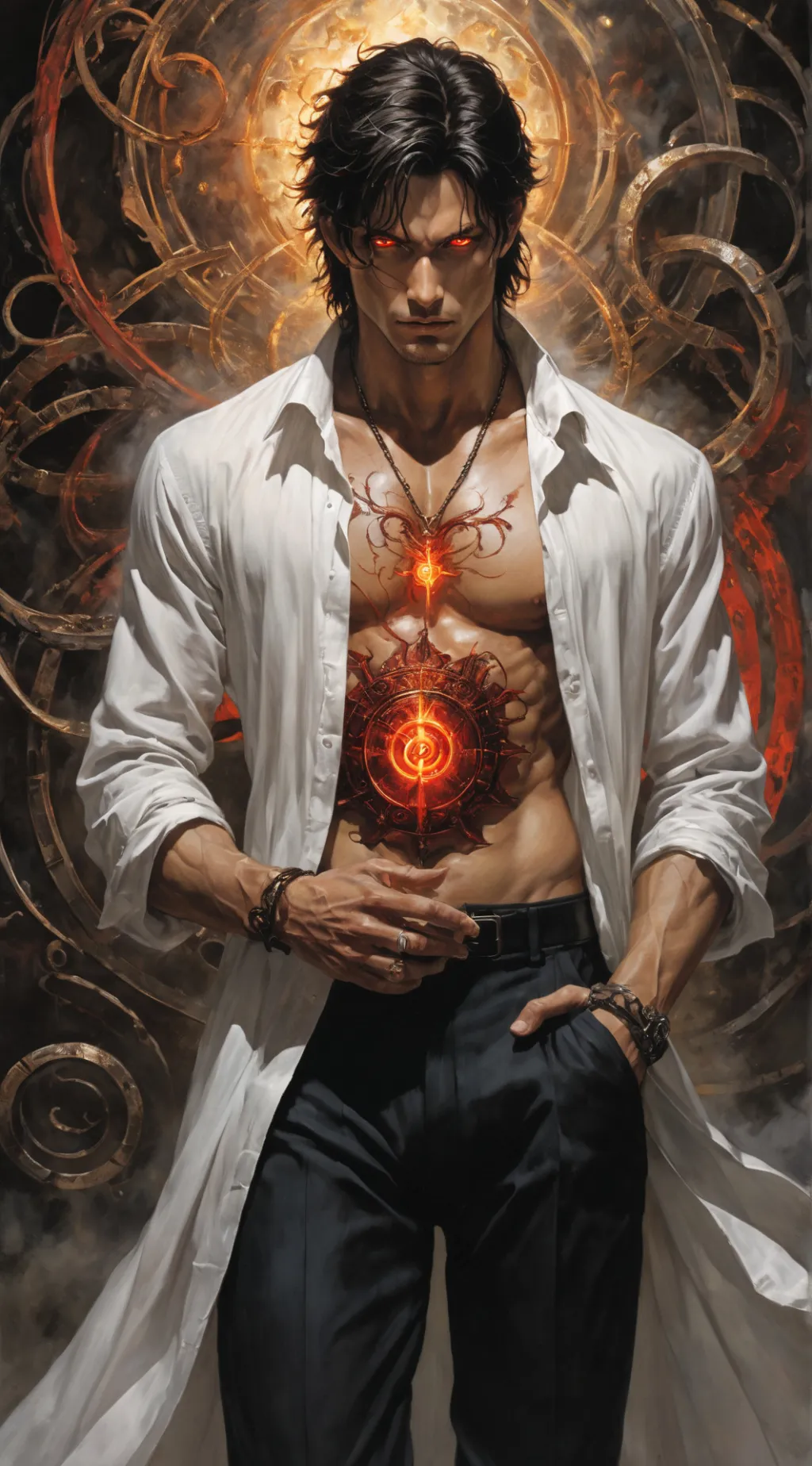 ai character: Rafael background