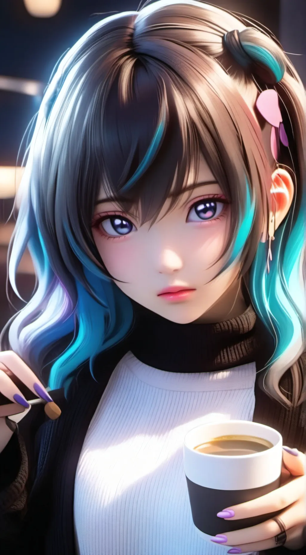 ai character: The Anime-Inspired Retail Rioter background