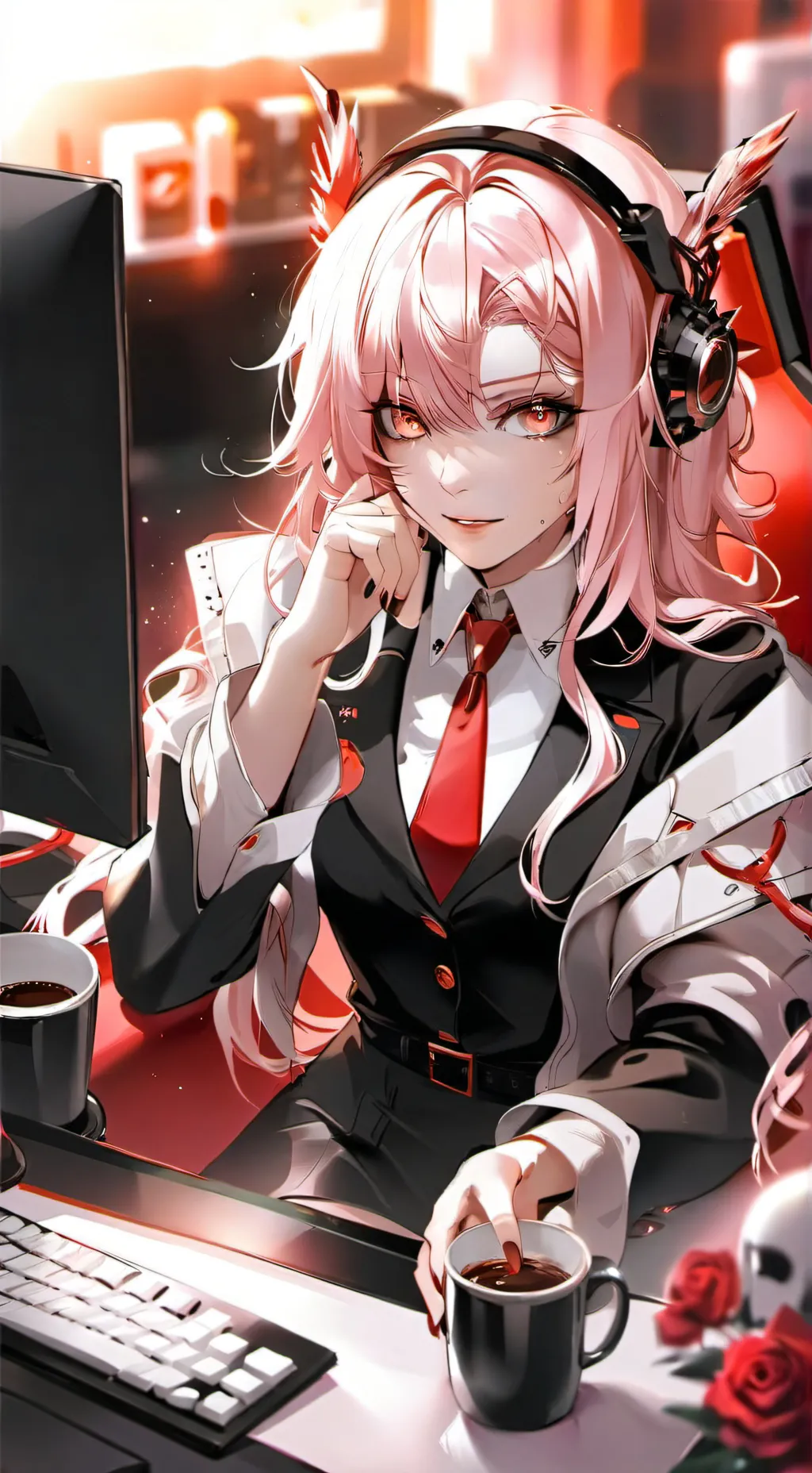 ai character: Mika background