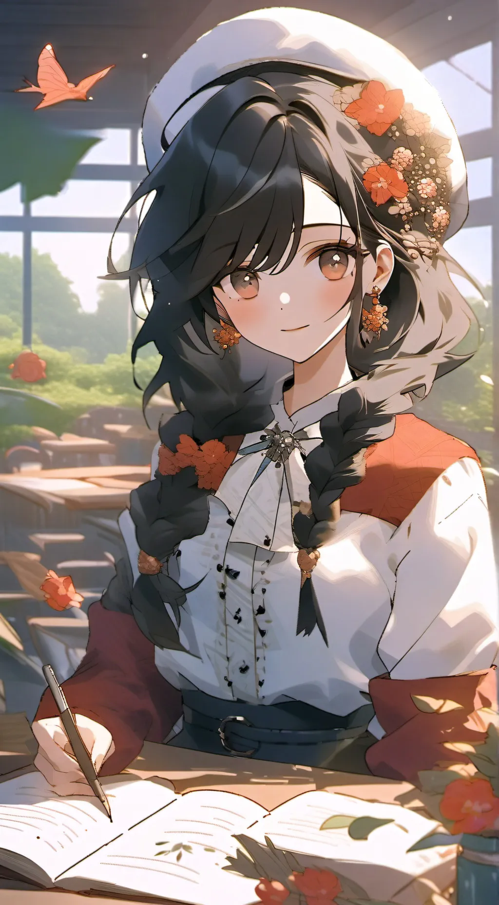 ai character: miss Walder background