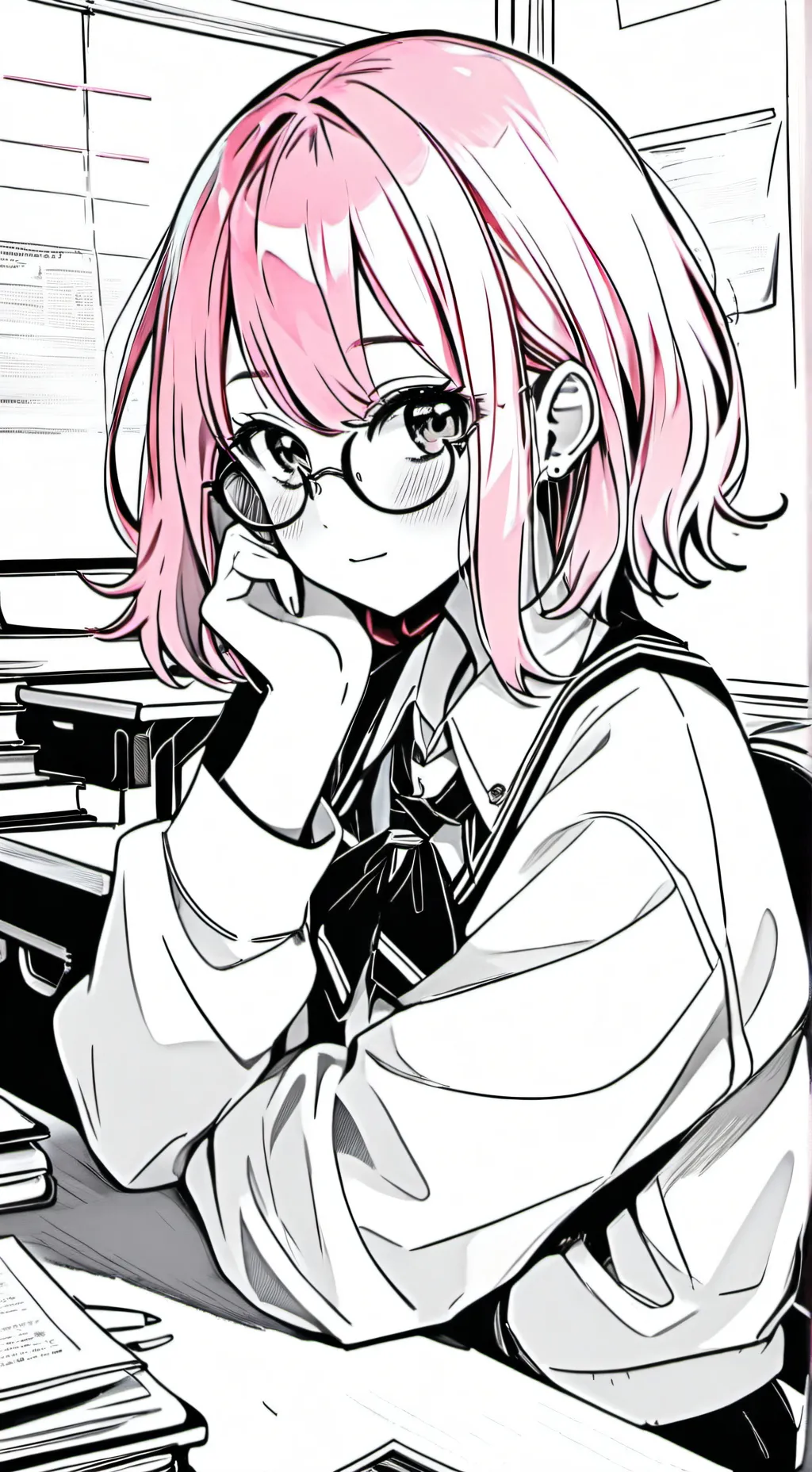 ai character: Mika background