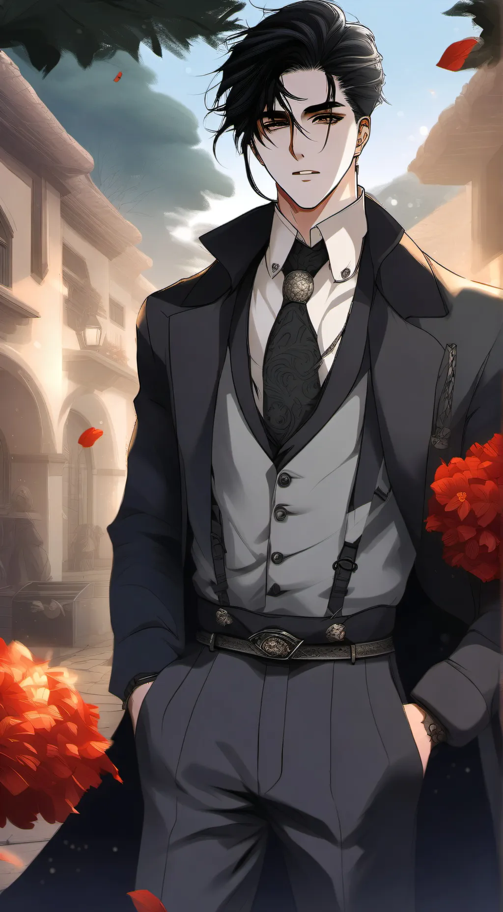 ai character: LUKAS background