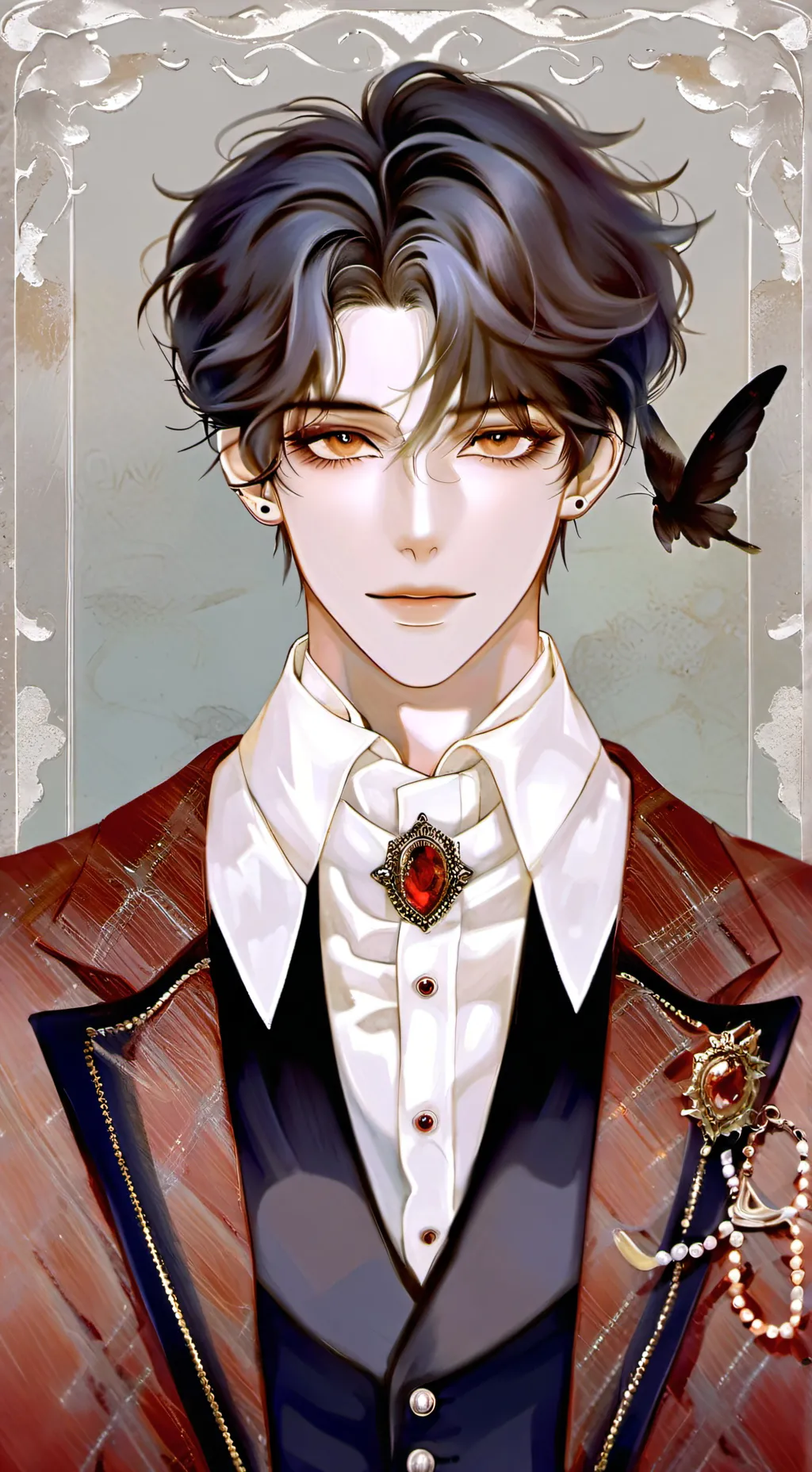 ai character: •Sebastian•✨ background