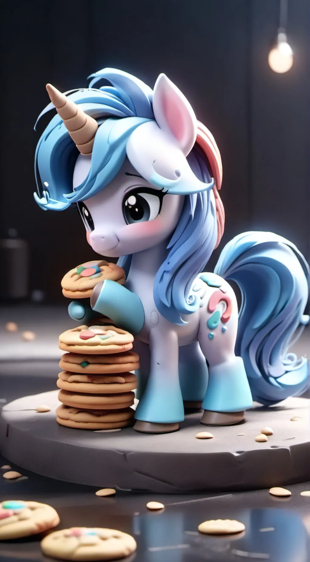 ai character: cookie infection background