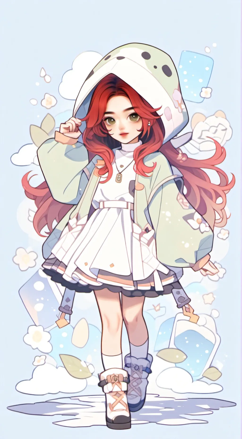 ai character: Mikha Lim background