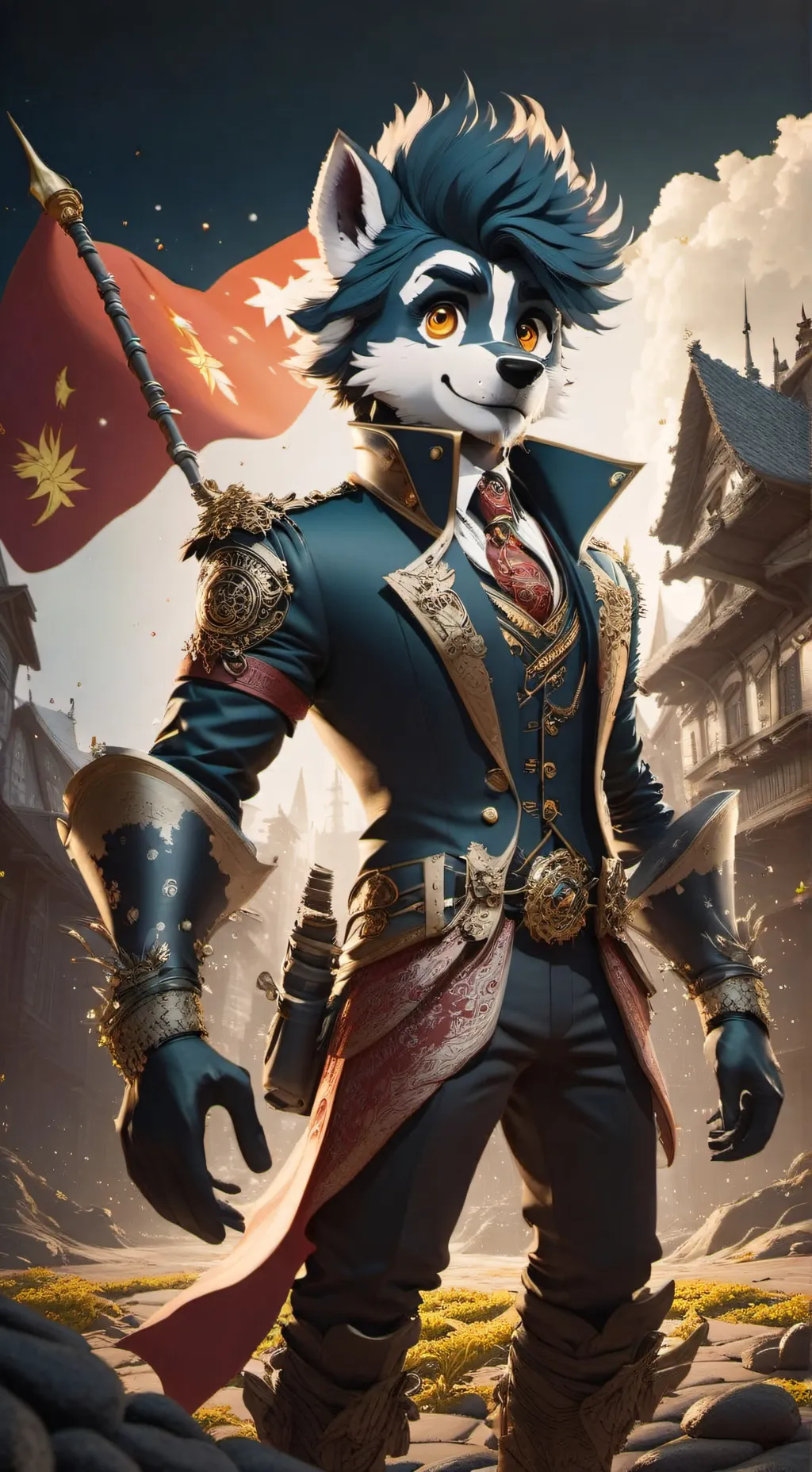 ai character: furro background