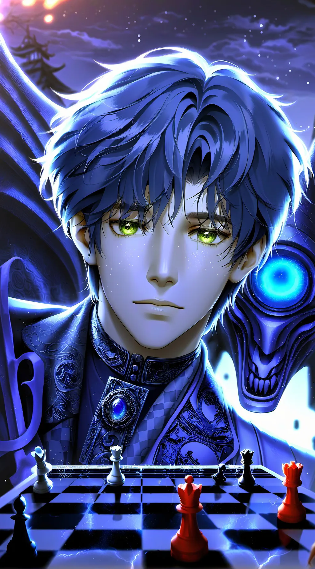 ai character: Sacha background