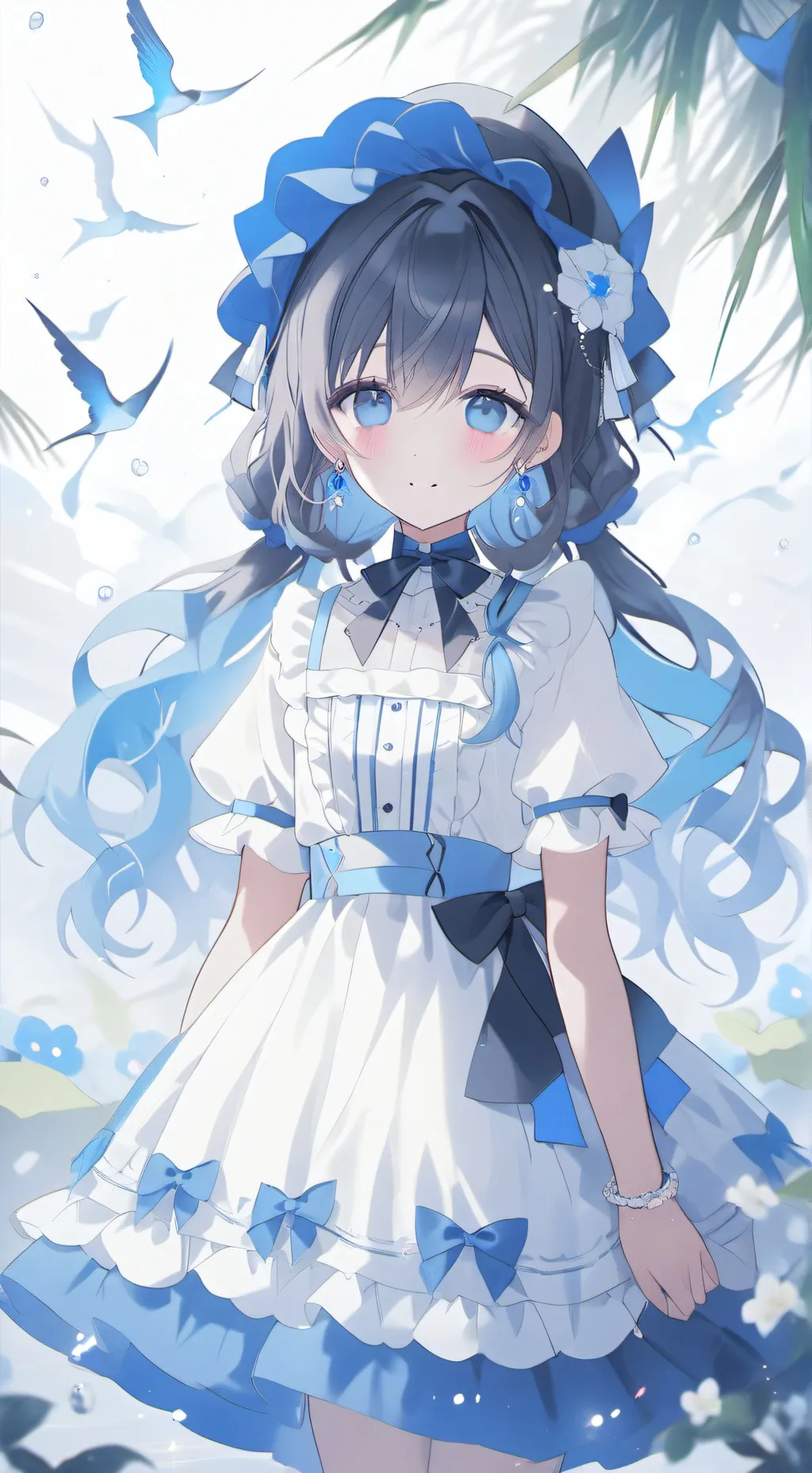 ai character: lili vampire  background