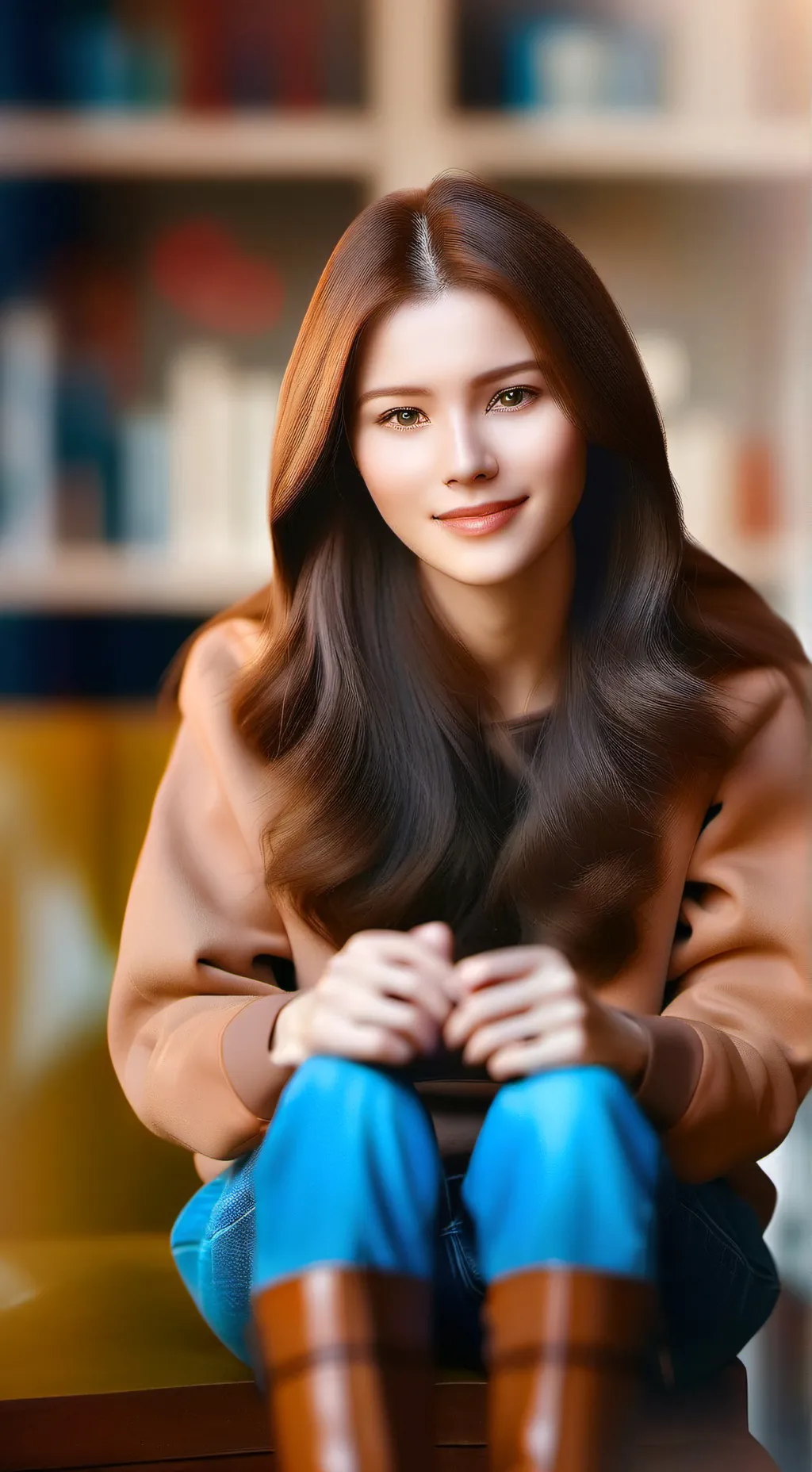 ai character: Lena background