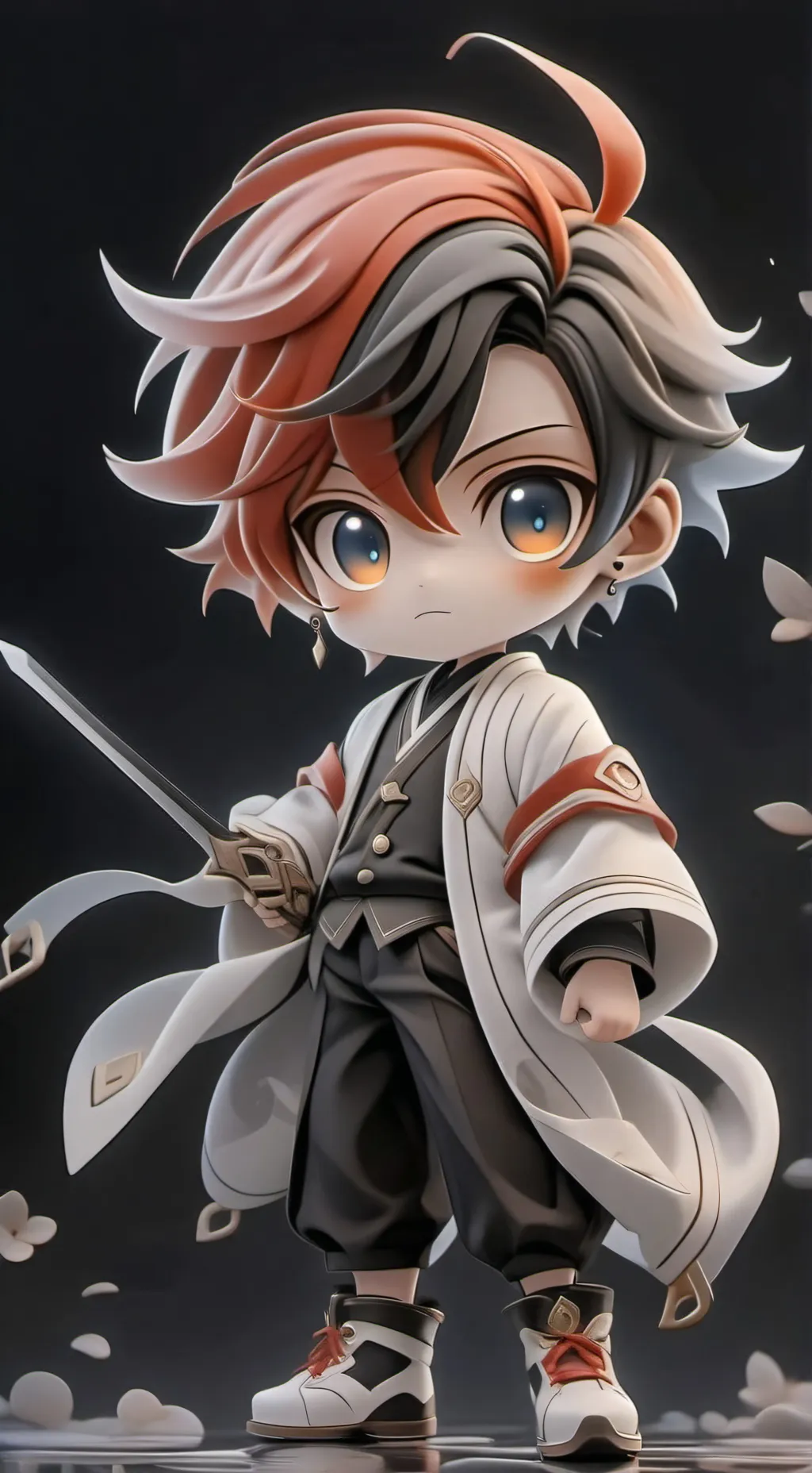 ai character: shoto todoroki background