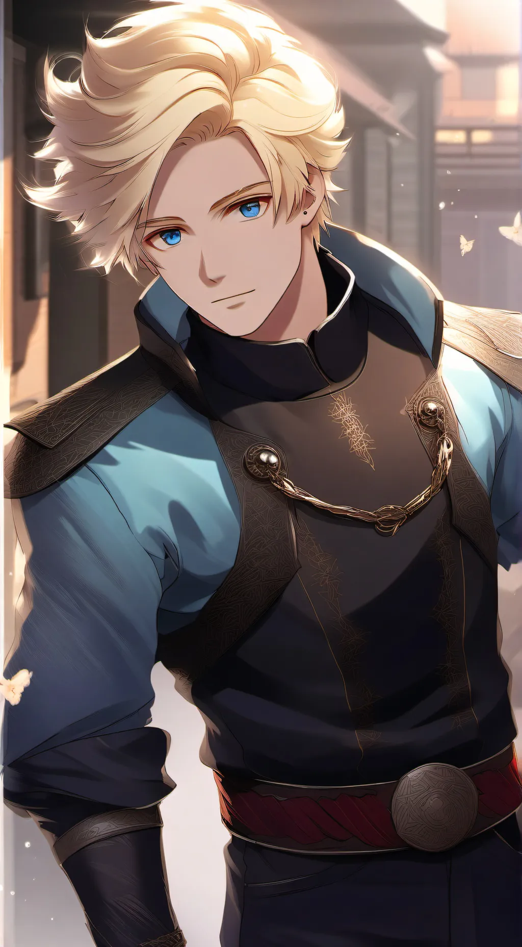 ai character: Theo background