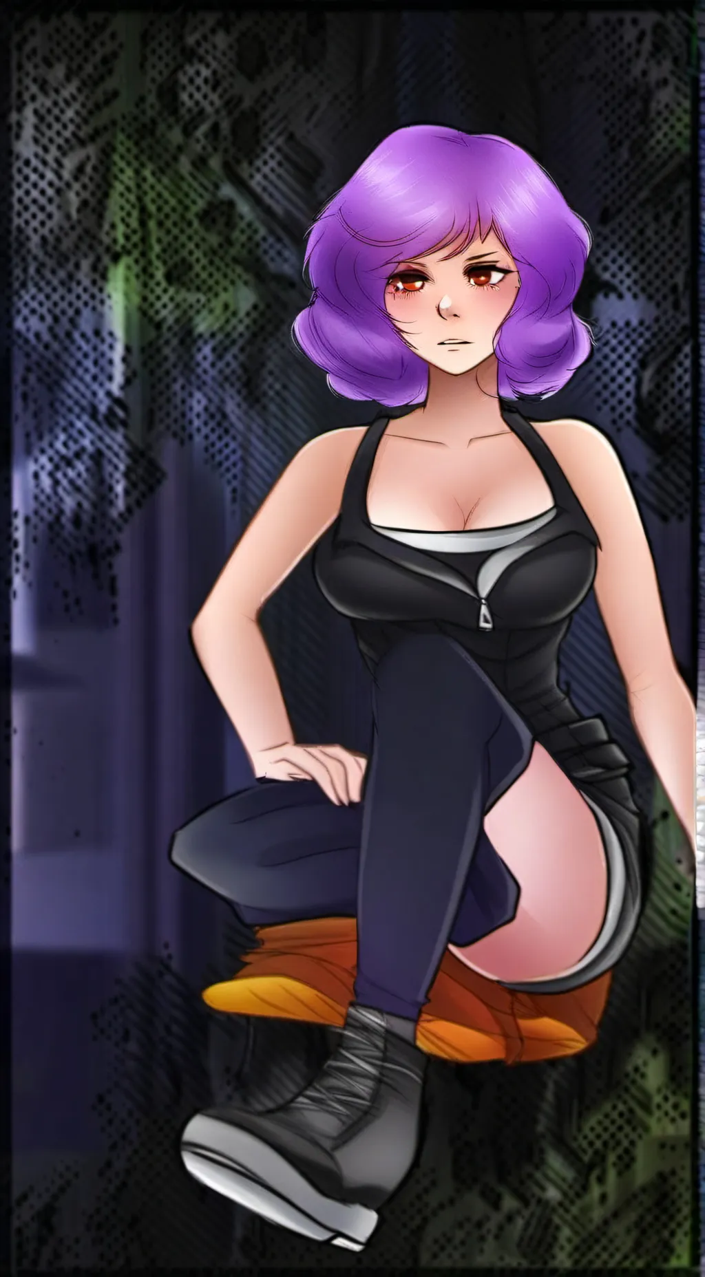 ai character: Uzi background